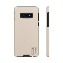 Load image into Gallery viewer, WACONE Logo (sand) Tough Cases