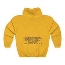 Load image into Gallery viewer, WEAR (BLACK) Unisex Heavy Blend™ Hooded Sweatshirt (24 Meals)