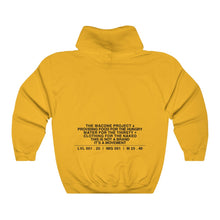 Load image into Gallery viewer, WEAR (BLACK) Unisex Heavy Blend™ Hooded Sweatshirt (24 Meals)