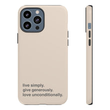 Load image into Gallery viewer, Live. Give. Love. Tough Cases (16 Meals)