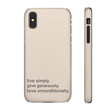 Load image into Gallery viewer, Live. Give. Love. Snap Cases (16 Meals)