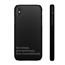 Load image into Gallery viewer, Live. Give. Love. Snap Cases (16 Meals)