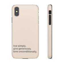 Load image into Gallery viewer, Live. Give. Love. Snap Cases (16 Meals)