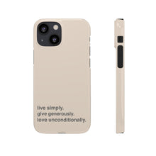 Load image into Gallery viewer, Live. Give. Love. Snap Cases (16 Meals)