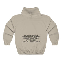 Load image into Gallery viewer, WEAR (BLACK) Unisex Heavy Blend™ Hooded Sweatshirt (24 Meals)