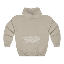 Load image into Gallery viewer, WEAR (WHITE) Unisex Heavy Blend™ Hooded Sweatshirt (24 Meals)