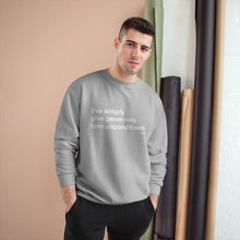 Load image into Gallery viewer, Premium Live. Give. Love. Champion Sweatshirt (24 Meals)