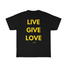 Load image into Gallery viewer, Live. Give. Love. Unisex Heavy Cotton Tee (20 Meals)