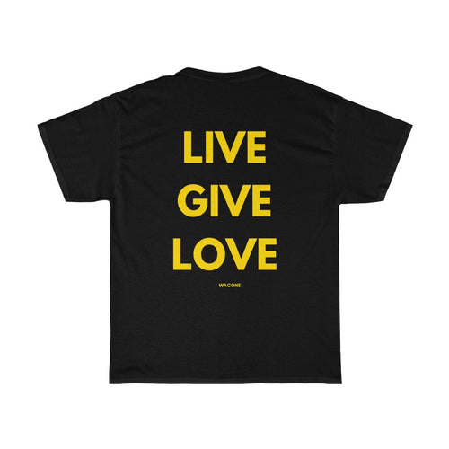 Live. Give. Love. Unisex Heavy Cotton Tee (20 Meals)