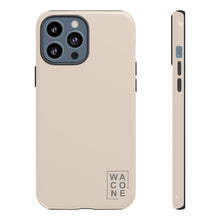 Load image into Gallery viewer, WACONE Logo (sand) Tough Cases